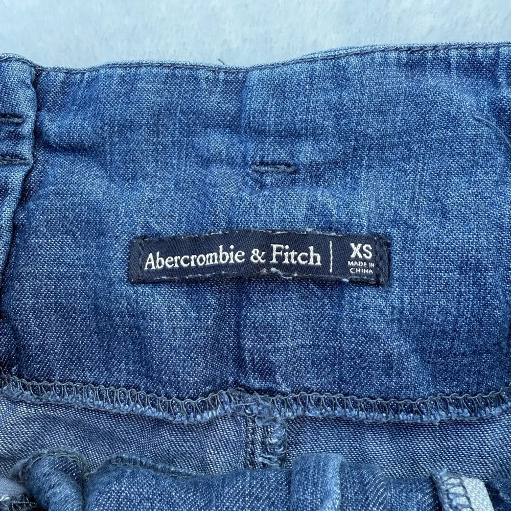 Abercrombie & Fitch Women's‎ Wide-Leg Chambray Pants Size XS – Paperbag Waist